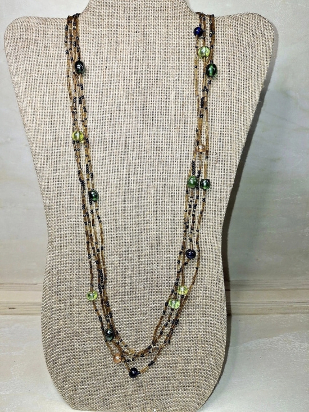 Multi-strand Beaded Necklace